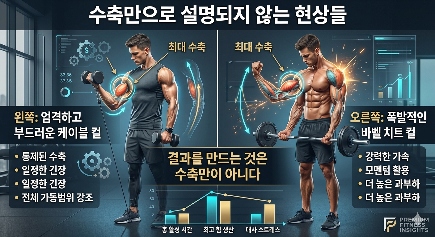 수축만으로 설명되지 않는 현상들
