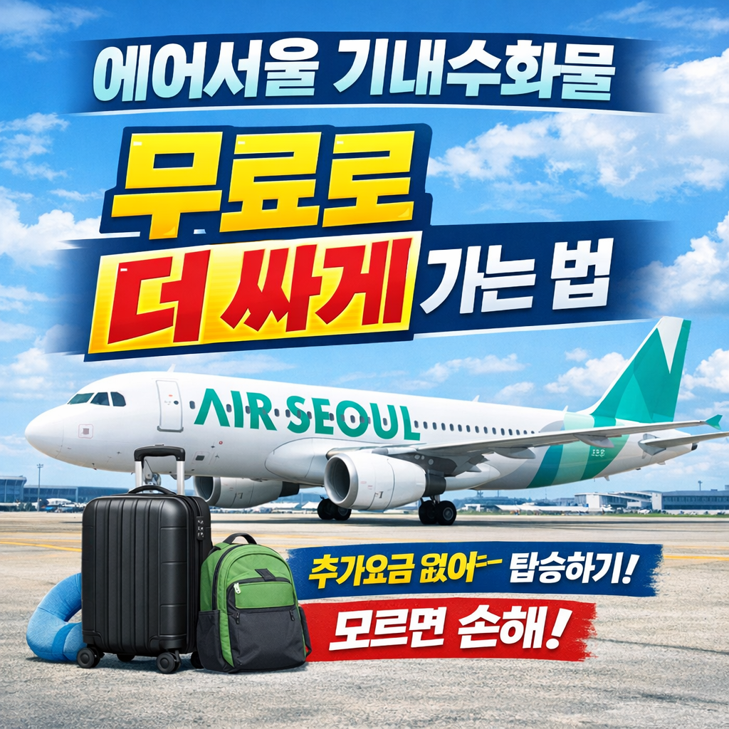 국내선 위탁 수하물 수수료 확인하러 가기