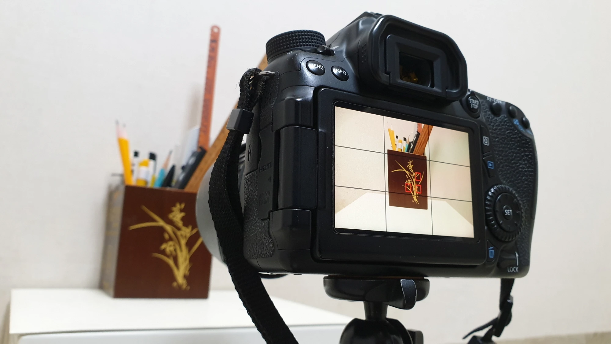 70D 카메라 촬영 모습