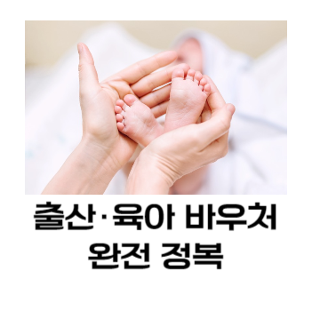 2025 출산, 육아 바우처 완전 정복