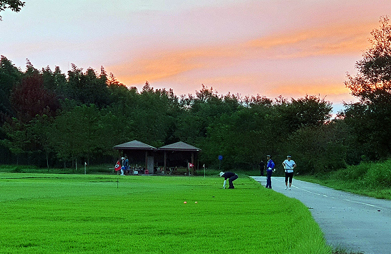 친수생태공원 와룡지구파크골프장