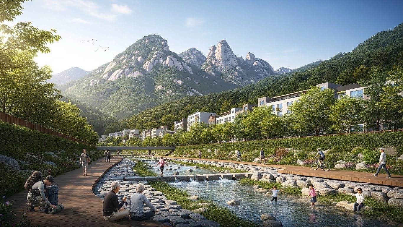 '앞마당은 도봉산, 뒷마당은 도봉천'