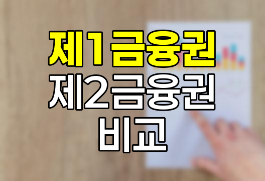 제1금융권과 제2금융권 비교 분석