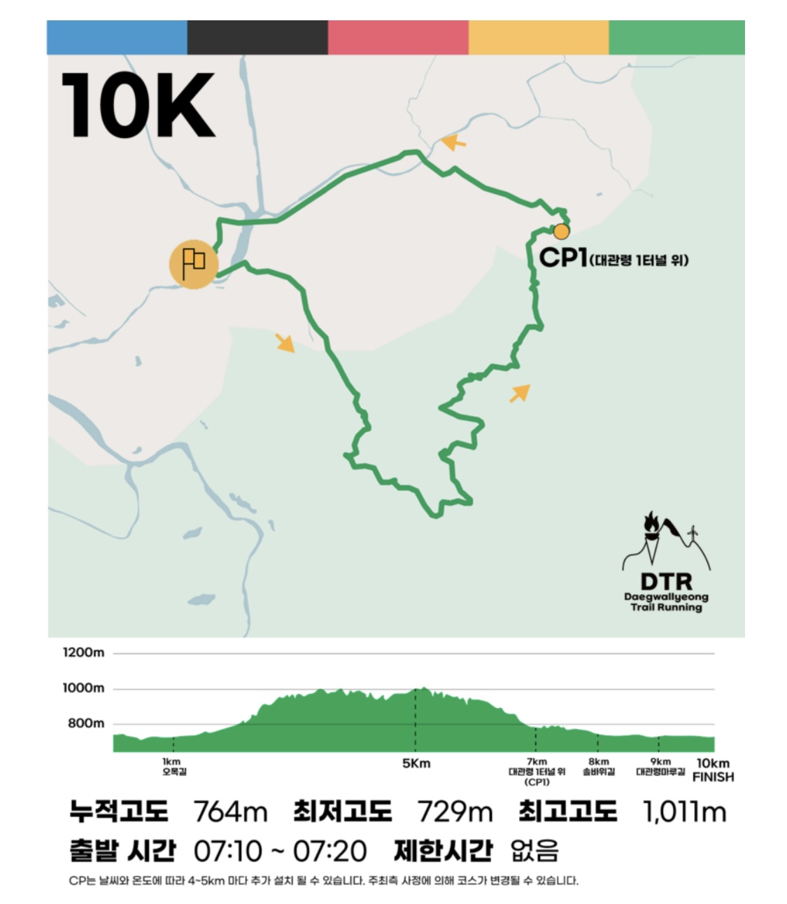 고 대관령 10k 코스