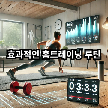 효과적인 홈트레이닝 루틴