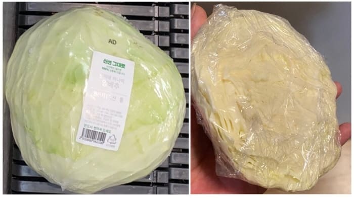 양배추 준비하기