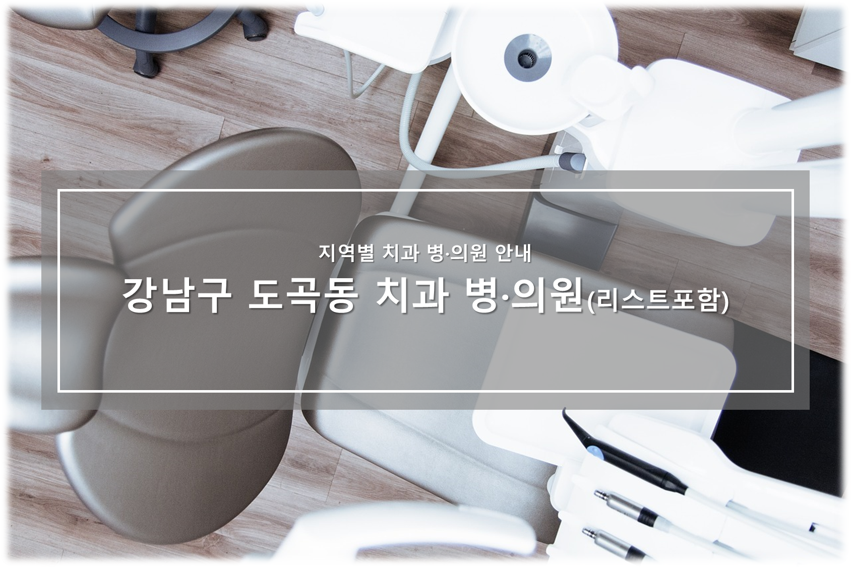 강남구 도곡동 치과 병의원 안내