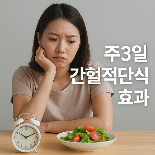 주3일간헐적단식효과