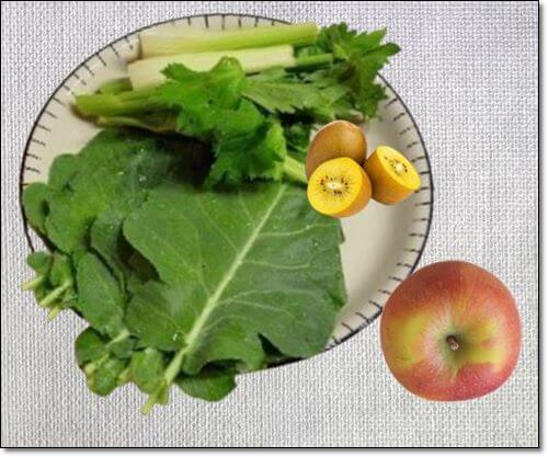 케일,키위,사과