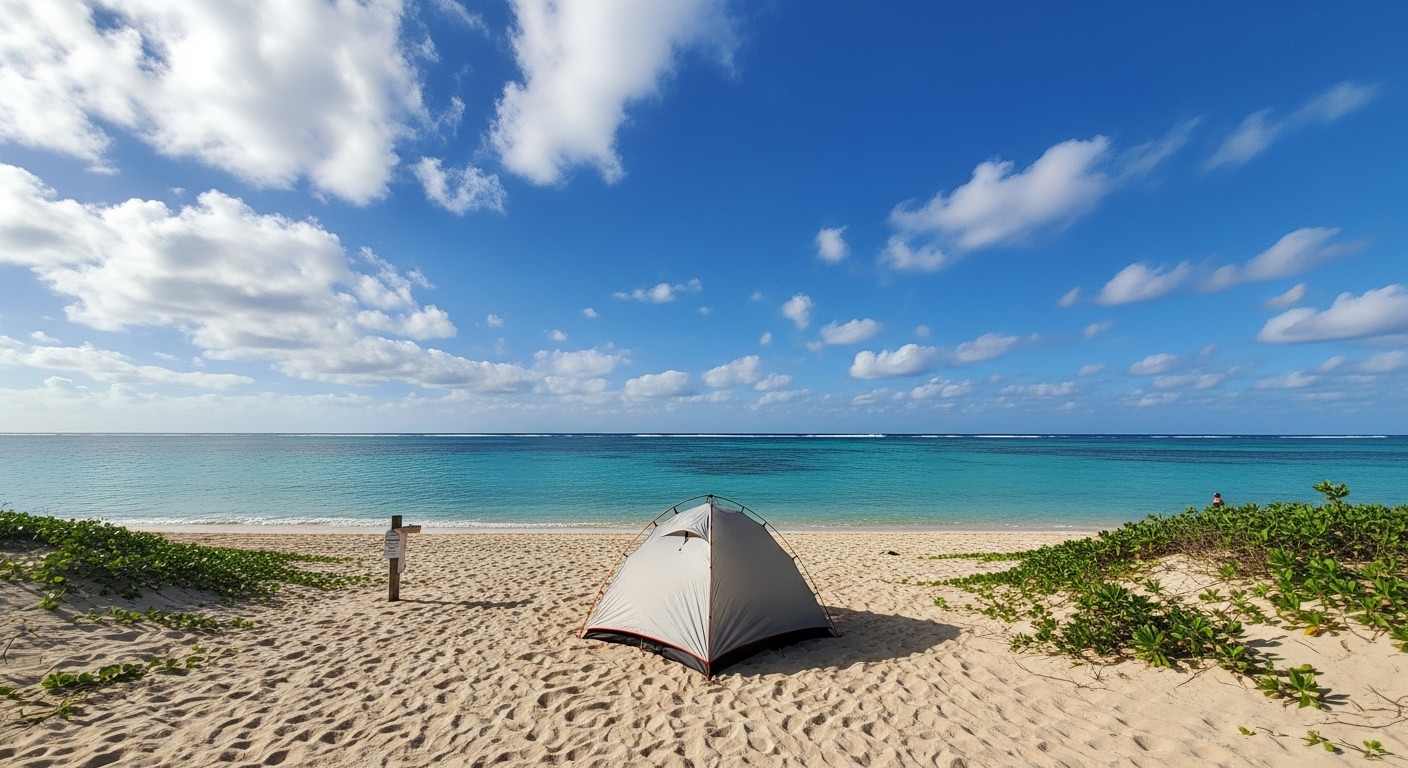 탁 트인 뷰와 자유로움, 바다 캠핑장