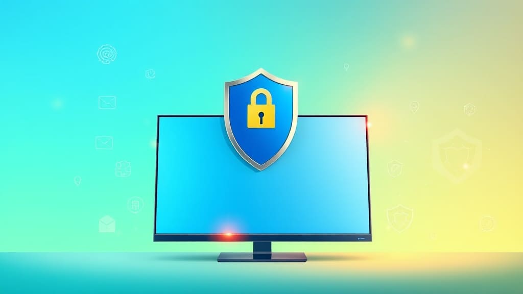 광고 제거 후 보안 설정을 점검하는 모습