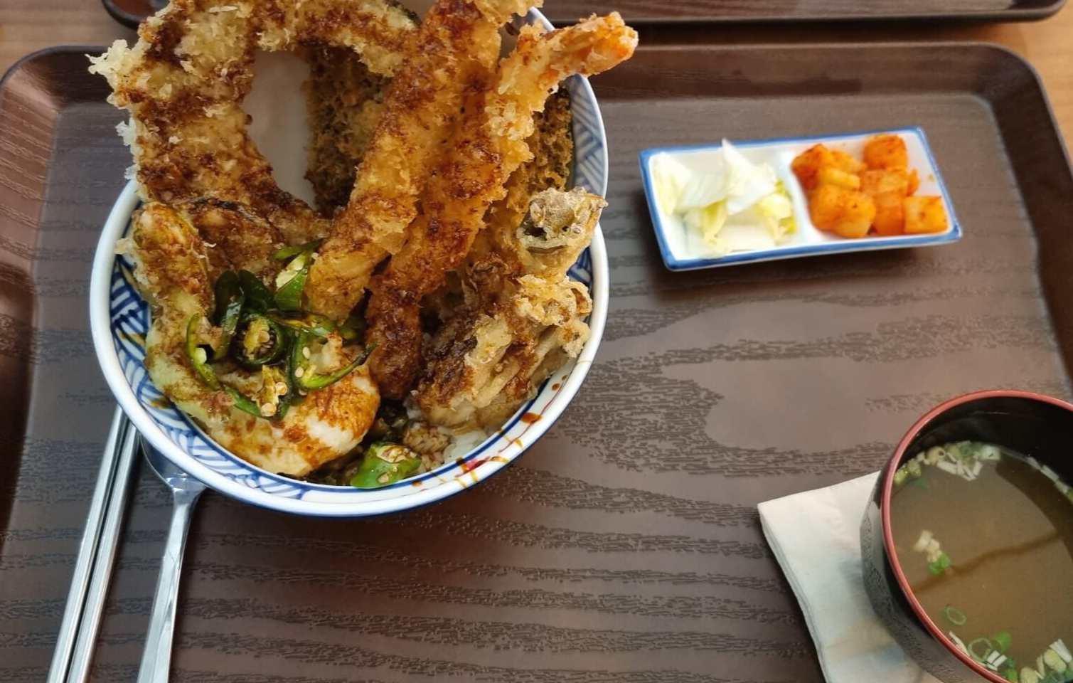 저스트텐동 기본 구성