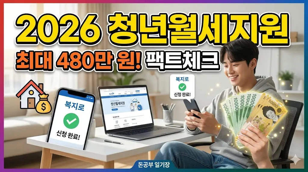 청년월세지원 480만 원 팩트체크 및 복지로 신청 방법