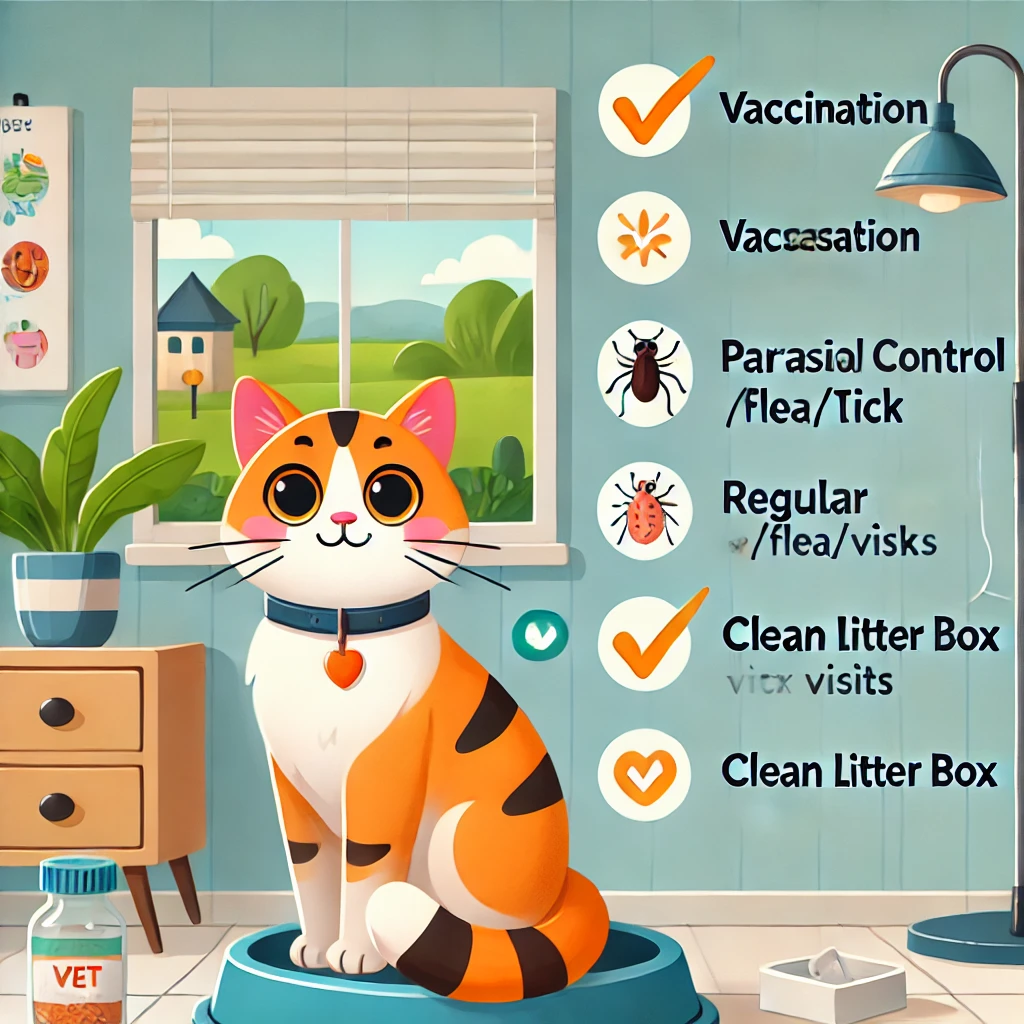 고양이 질병 예방법 관련 이미지