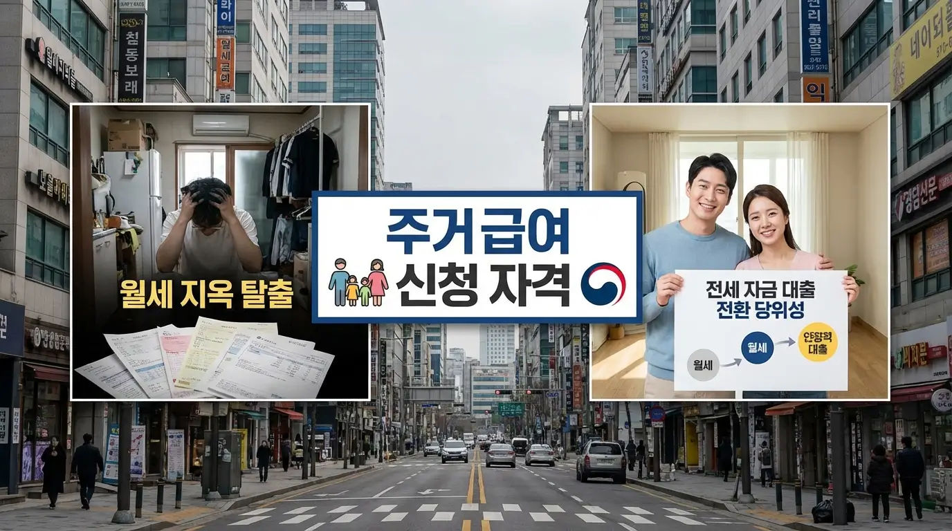 월세 지옥 탈출 주거 급여 신청 자격 및 전세 자금 대출 전환 당위성