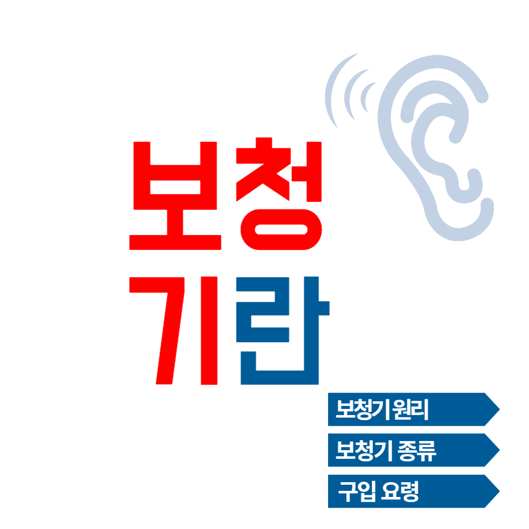 보청기란 원리와 종류 구매하는 법