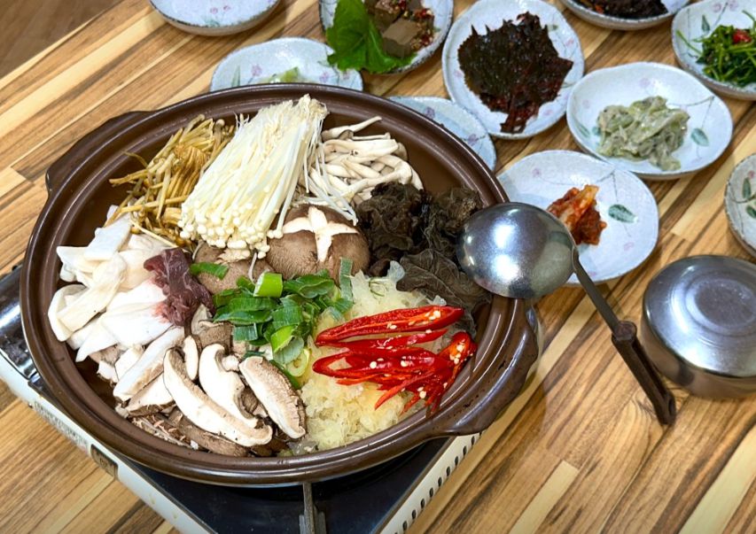 산나물밥상