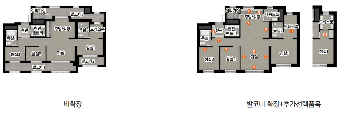 e편한세상 서울산 파크그란데 - 68A 평면도