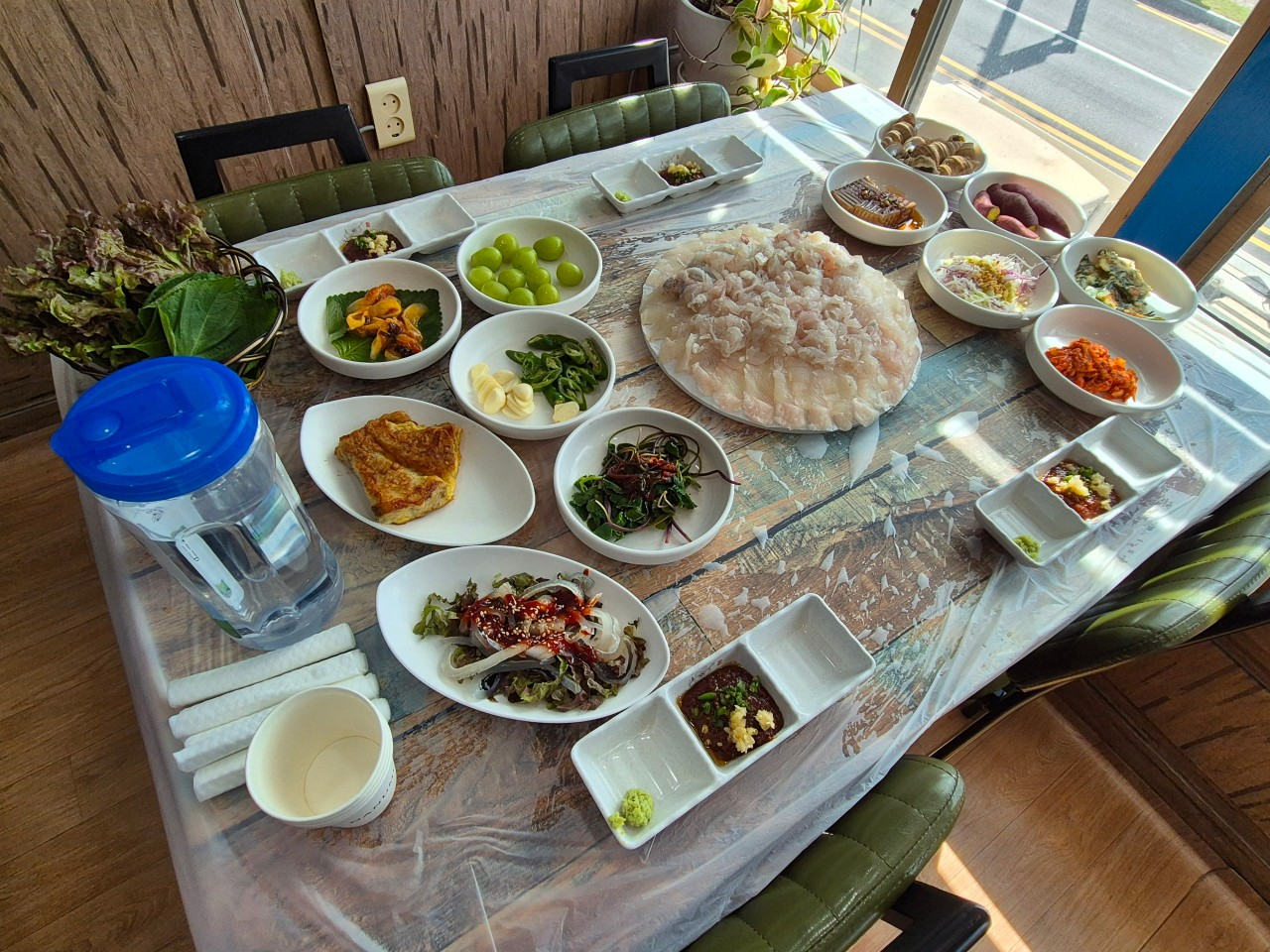 포항 구룡포 맛집 창우물회대게