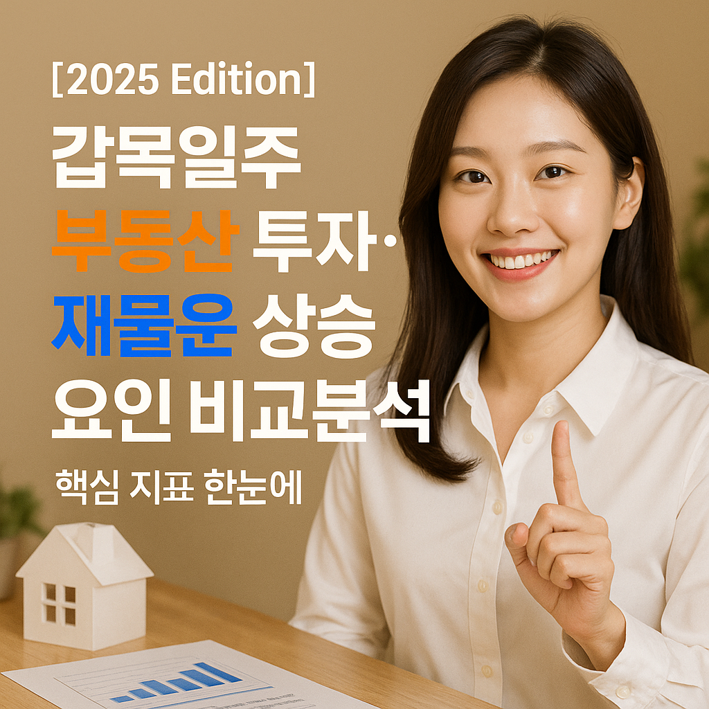 갑목일주 2025 Edition ｜ 부동산 투자&middot;재물운 상승 요인 비교분석