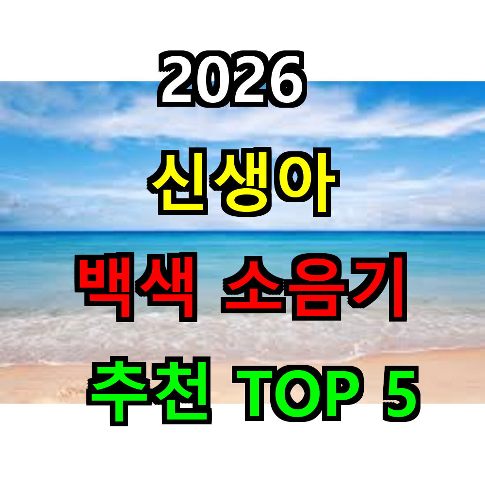 2026 신생아 백색소음기 추천 TOP 5