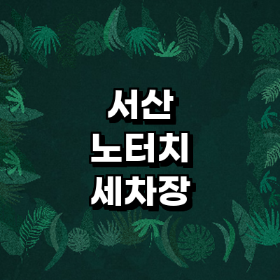 서산시 노터치 세차