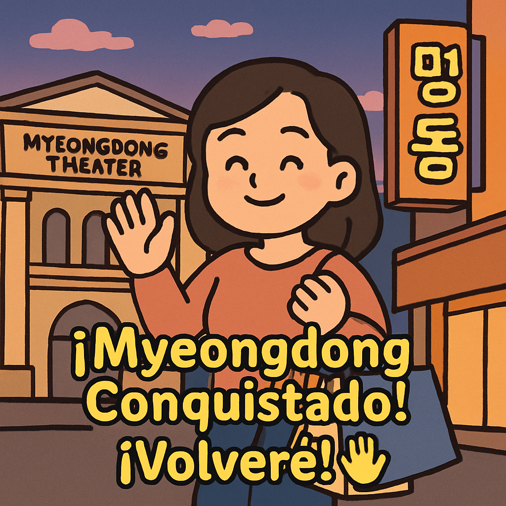 &iexcl;Myeongdong Conquistado! &iexcl;Volver&eacute;! 👋