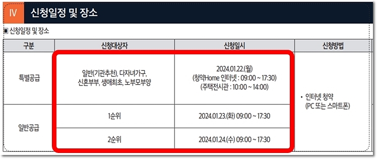 e편한세상 신곡 시그니처뷰 특별공급 일반공급 청약일정