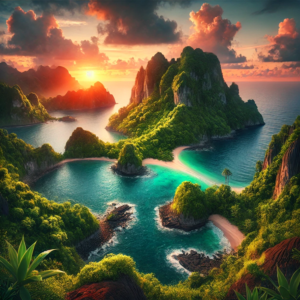 섬 여행지 사진