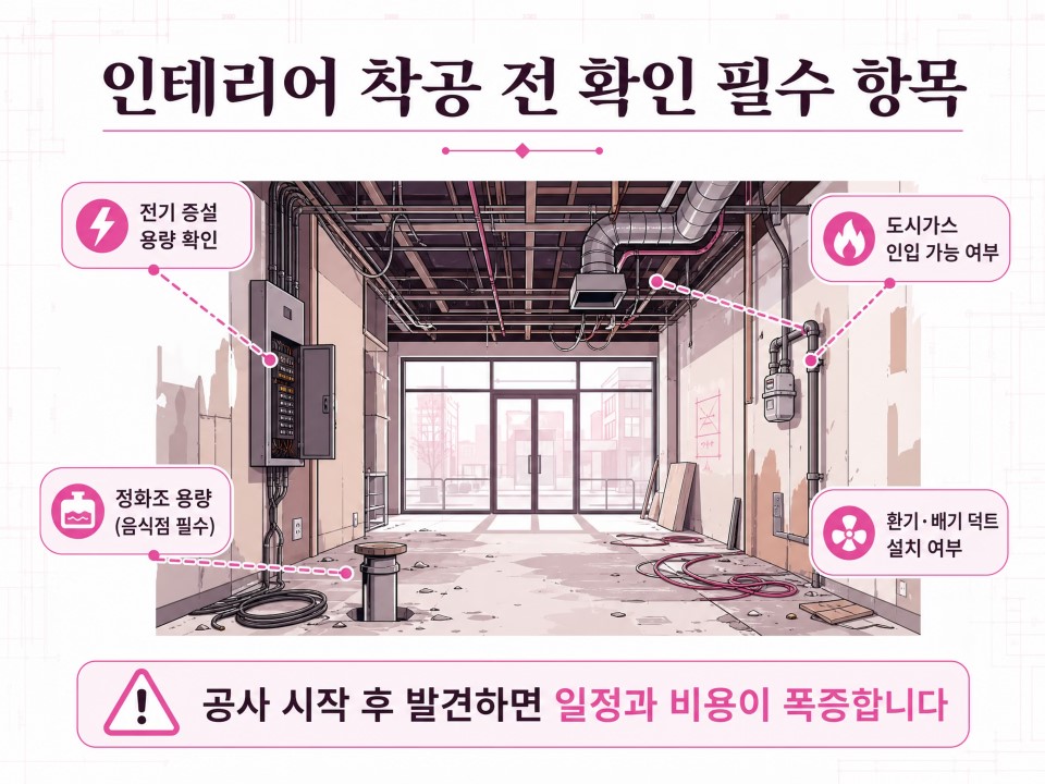 인테리어 착공