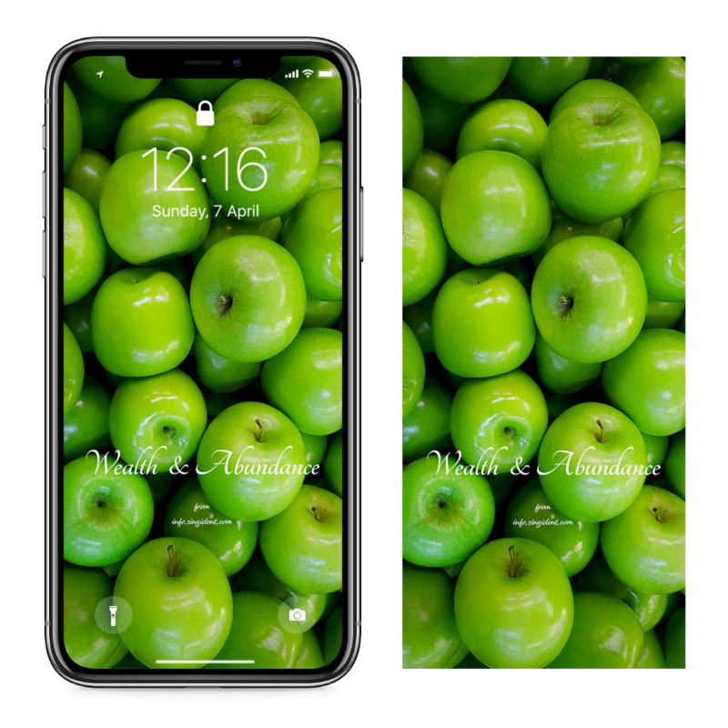 11 풋사과 한가득 C - Wealth and Health 돈들어오는배경화면