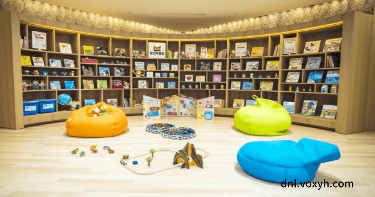 롯데월드의 키즈존 테마 놀이