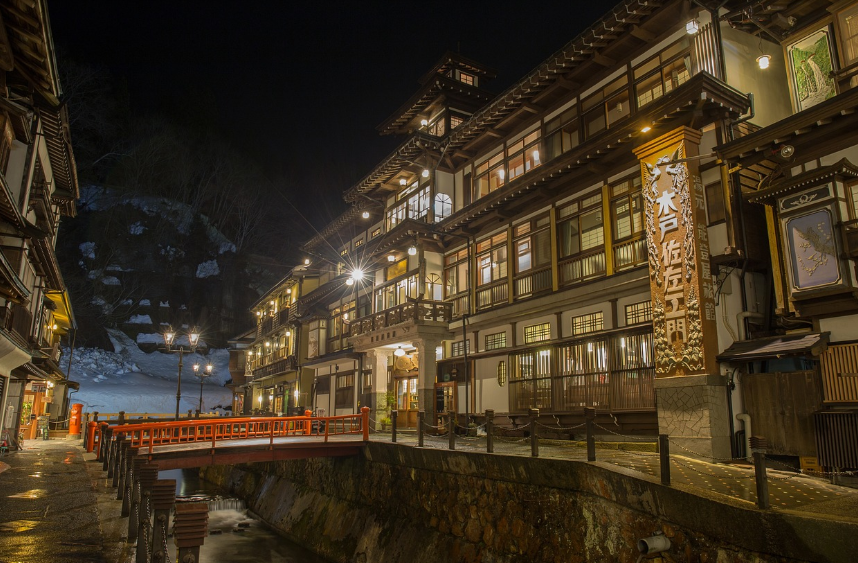 일본 온천 여관 사진