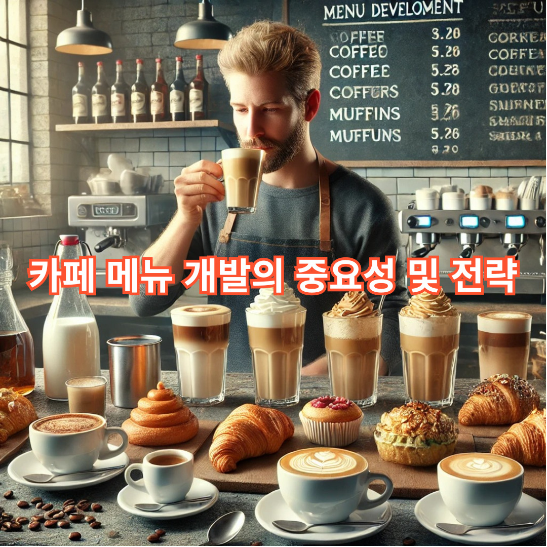 카페 메뉴 개발의 중요성 및 전략