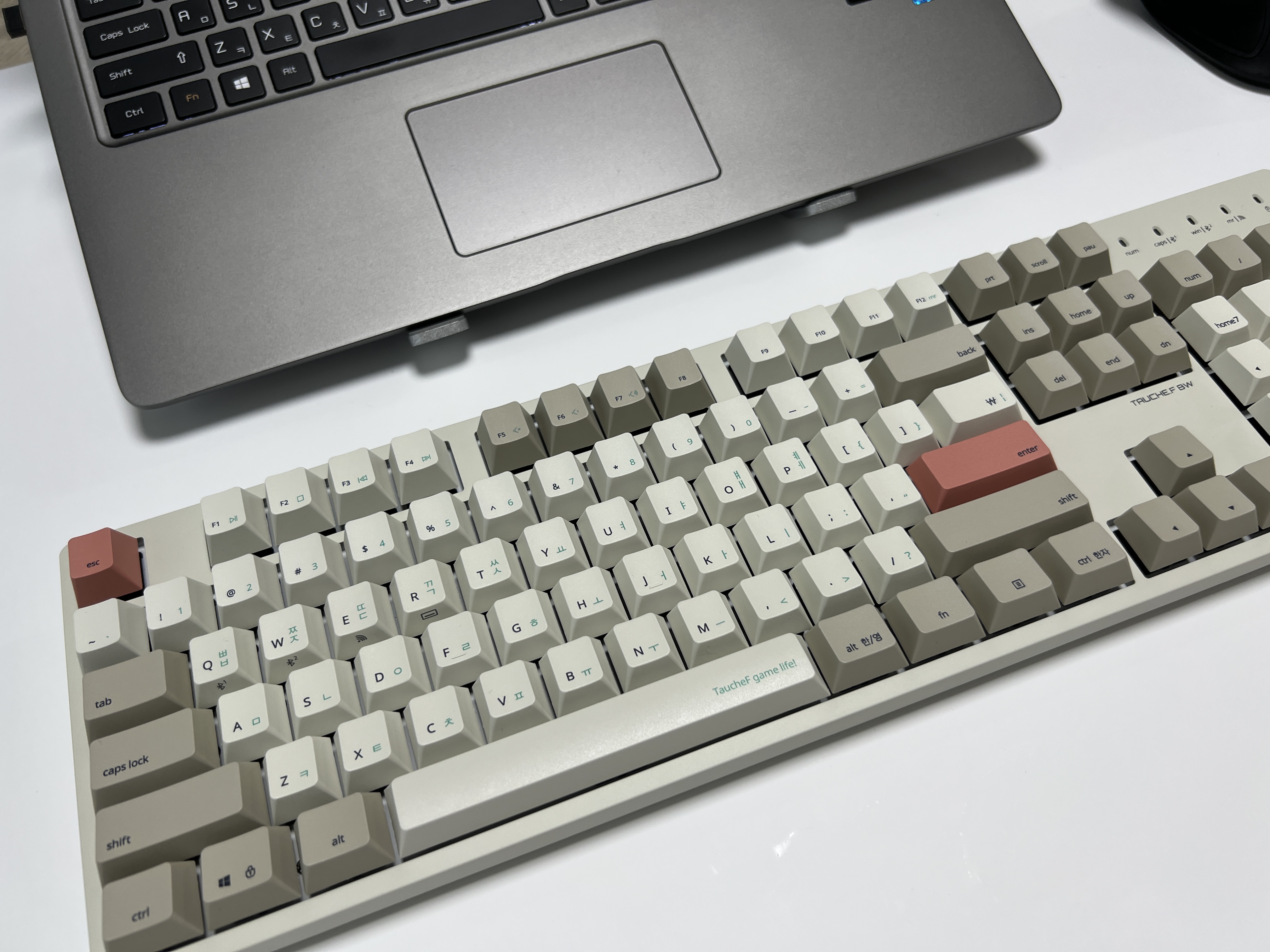 씽크웨이 토체프 무선키보드 사용방법