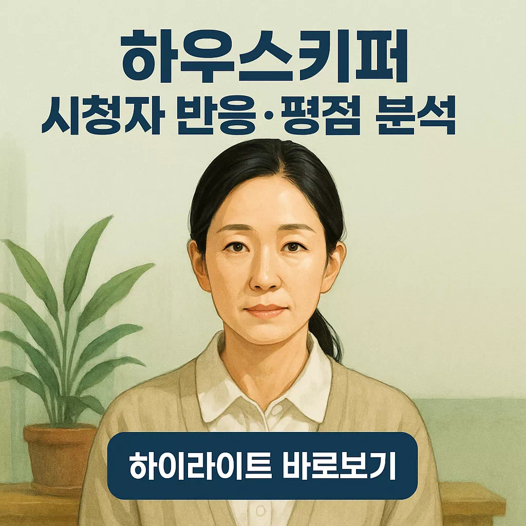 하우스키퍼 시청자 반응&middot;평점 분석