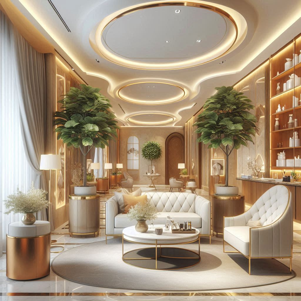 피부,체형관리 샵 배경