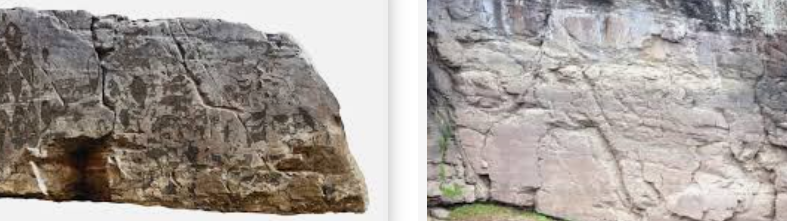 아름다운 암각화 모습