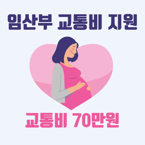 임신 중 교통비 70만원 지원혜택
