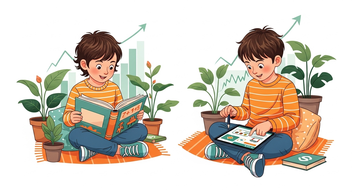 ์ค๋งํธํ ํ์๊ธ ํฌ์๋ก ๋ฐ์ ๋ฏธ๋๋ฅผ ๋ง์ดํ ์์ด๊ฐ ์ฆ๊ฒ๊ฒ ํ์ตํ๋ ๋ชจ์ต