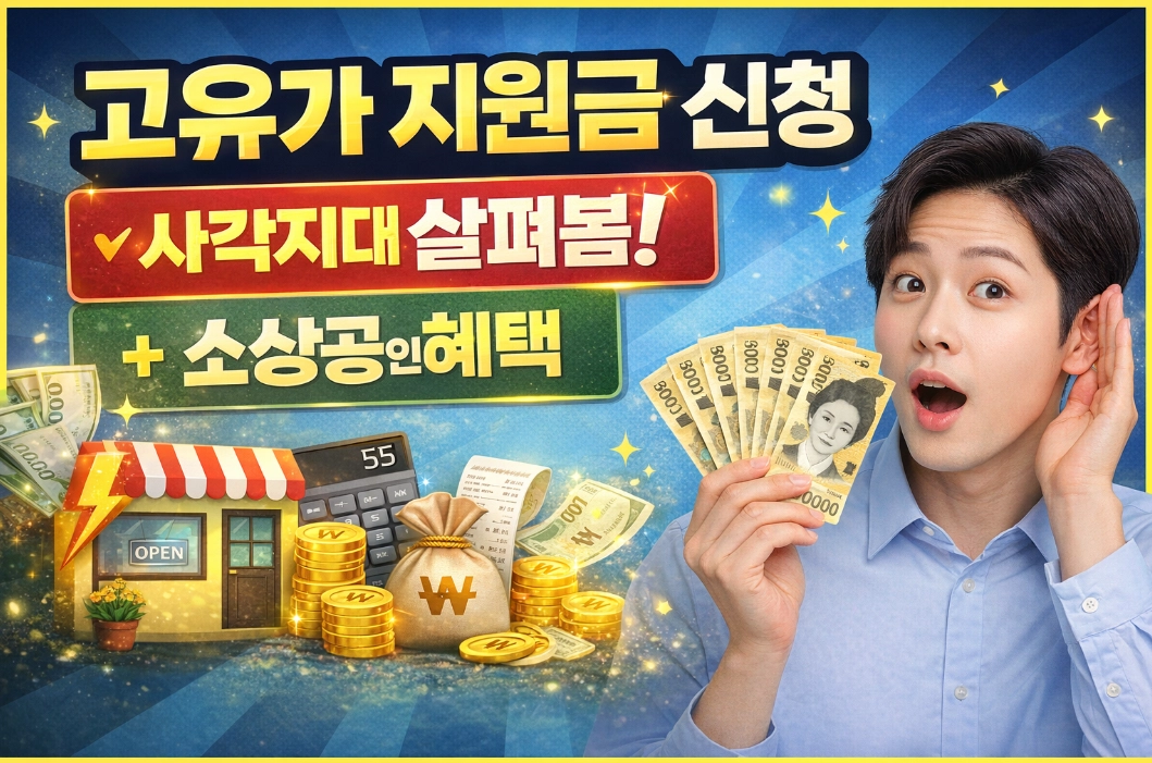 고유가 지원금 신청 사각지대 및 소상공인 혜택 총정리
