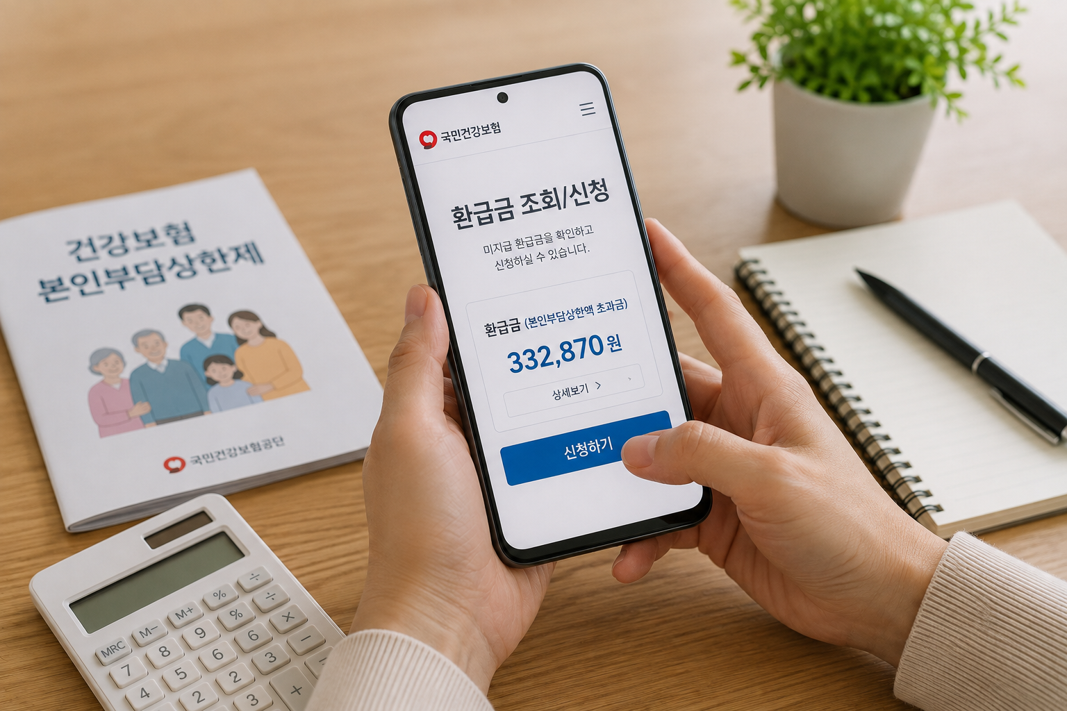 2026 건강보험 본인부담상한액 환급금 조회