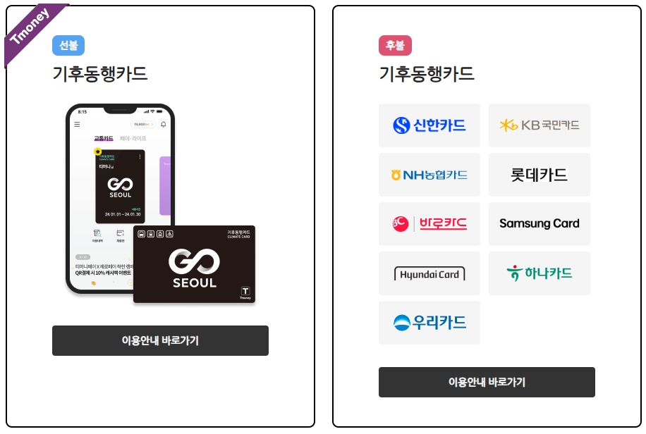 기후동행카드 티머니