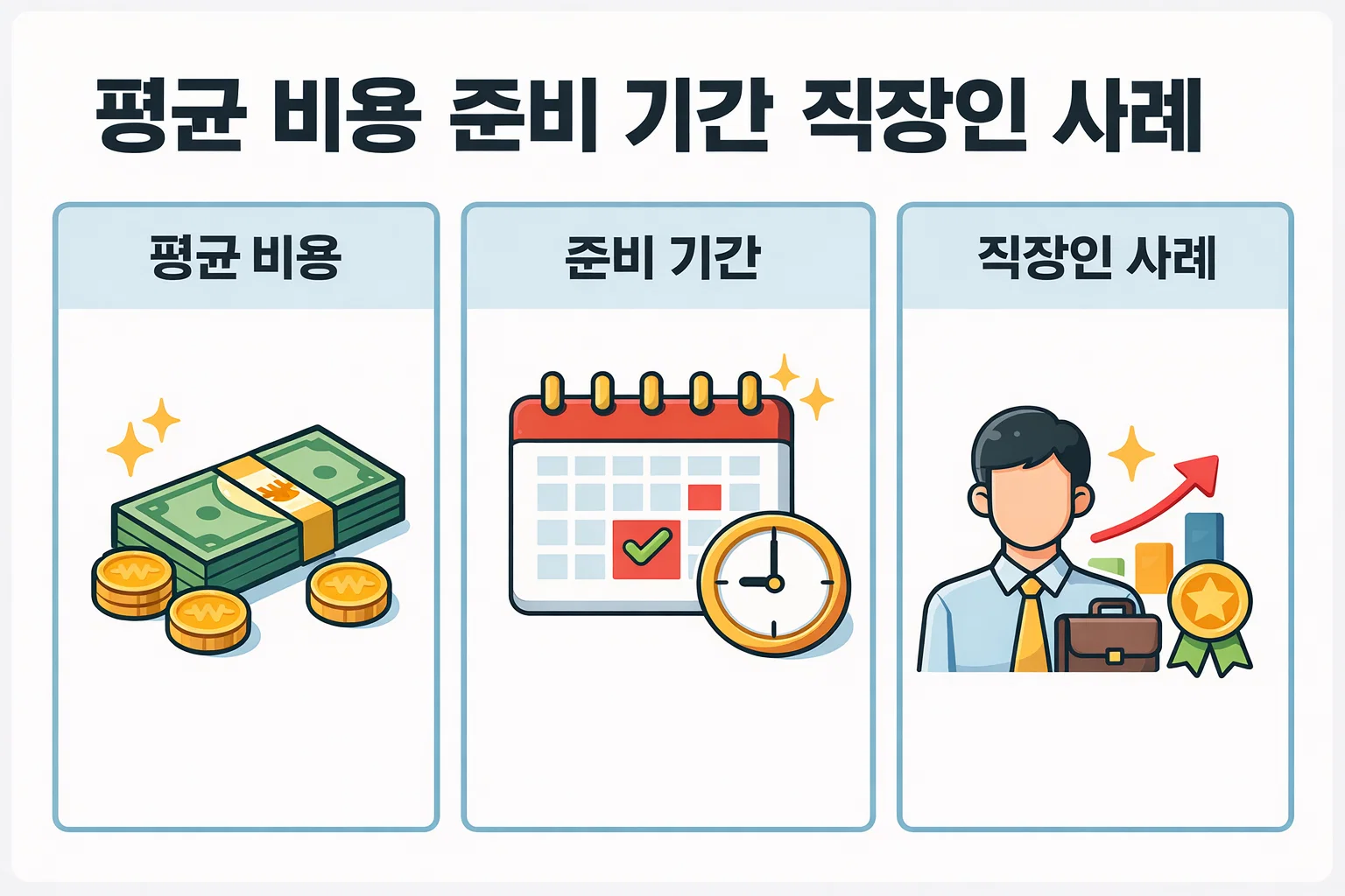 사회복지사 2급 비용 기간을 직장인 기준 실제 사례로 분석해 평균 비용 범위와 준비 기간 흐름을 현실적으로 보여주는 비교 인포그래픽 이미지입니다