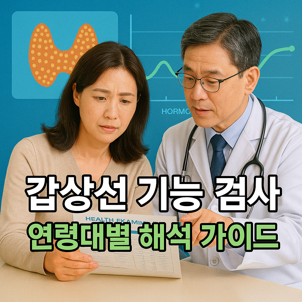 갑상선 기능 검사 연령대별 해석 상담
