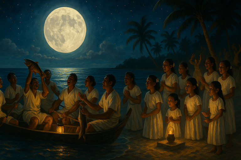 달빛 아래의 생명 찬가, 토켈라우의 밤낚시 축제 '피아피아 오 레 말라마라마'