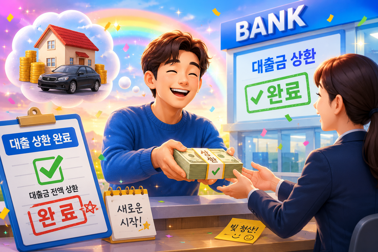 대출금 갚는 꿈 해몽 30가지 총정리