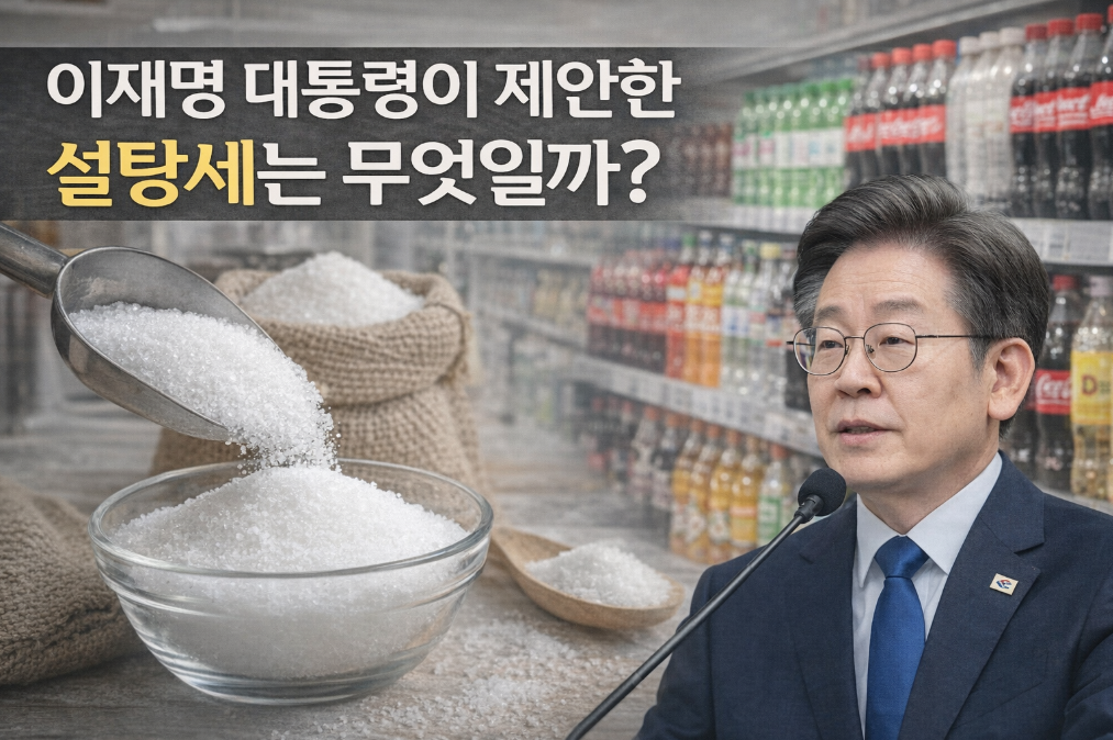 이재명 대통령이 제안한 설탕세, 3분 완벽 정리