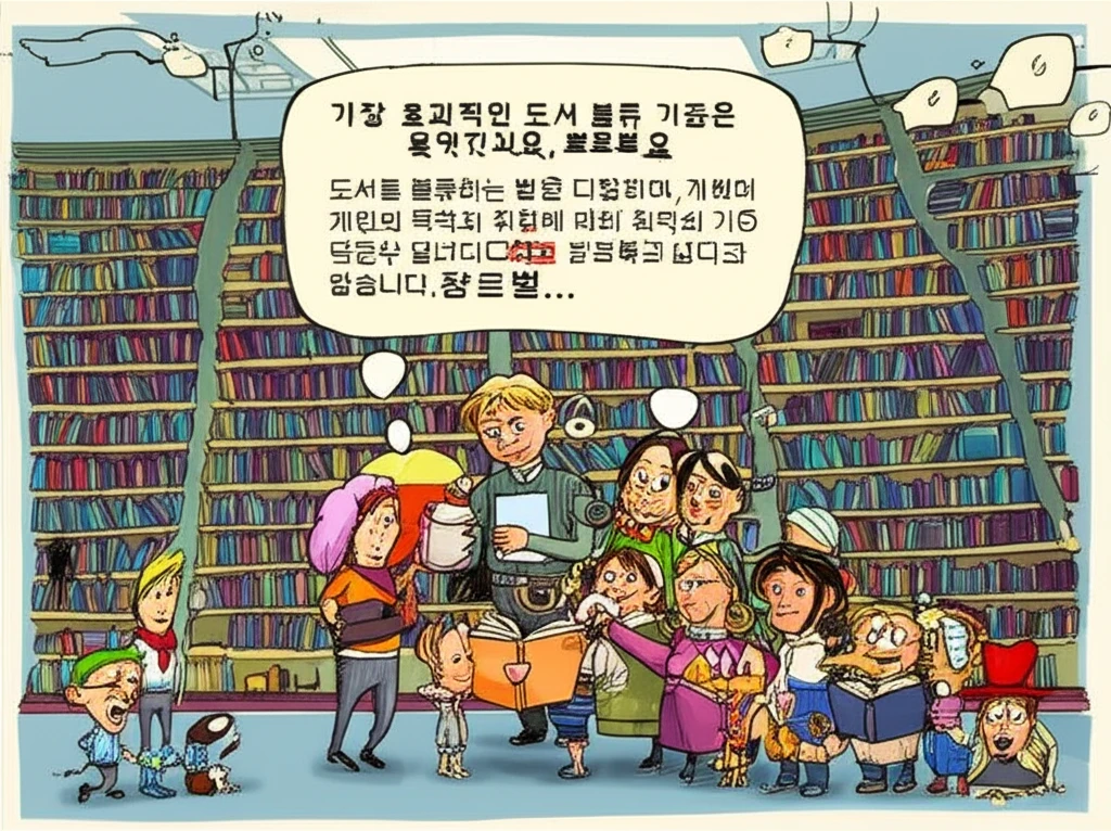 복잡한 책장 해결! 시간 절약하는 도..