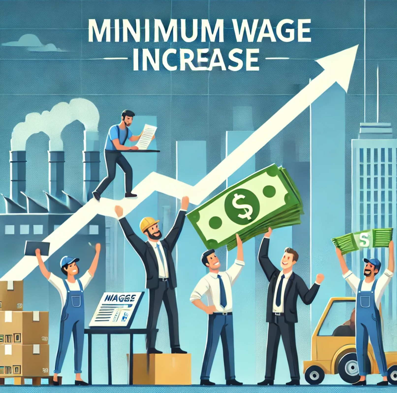최저임금 인상 사진